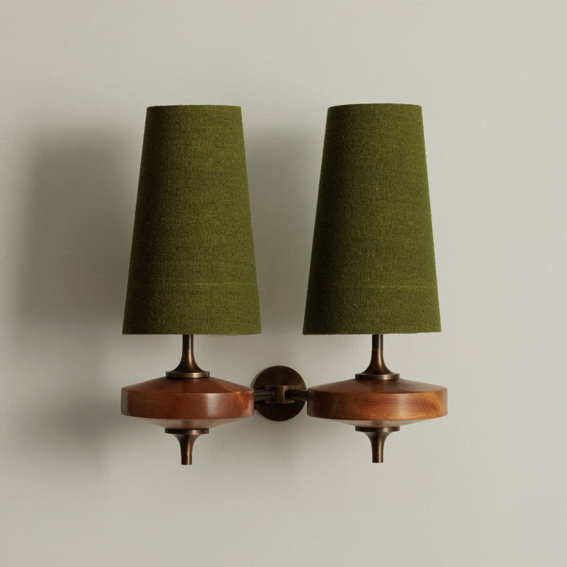 Aplique Nydorisra Vintage - 2 Cabezales Verde