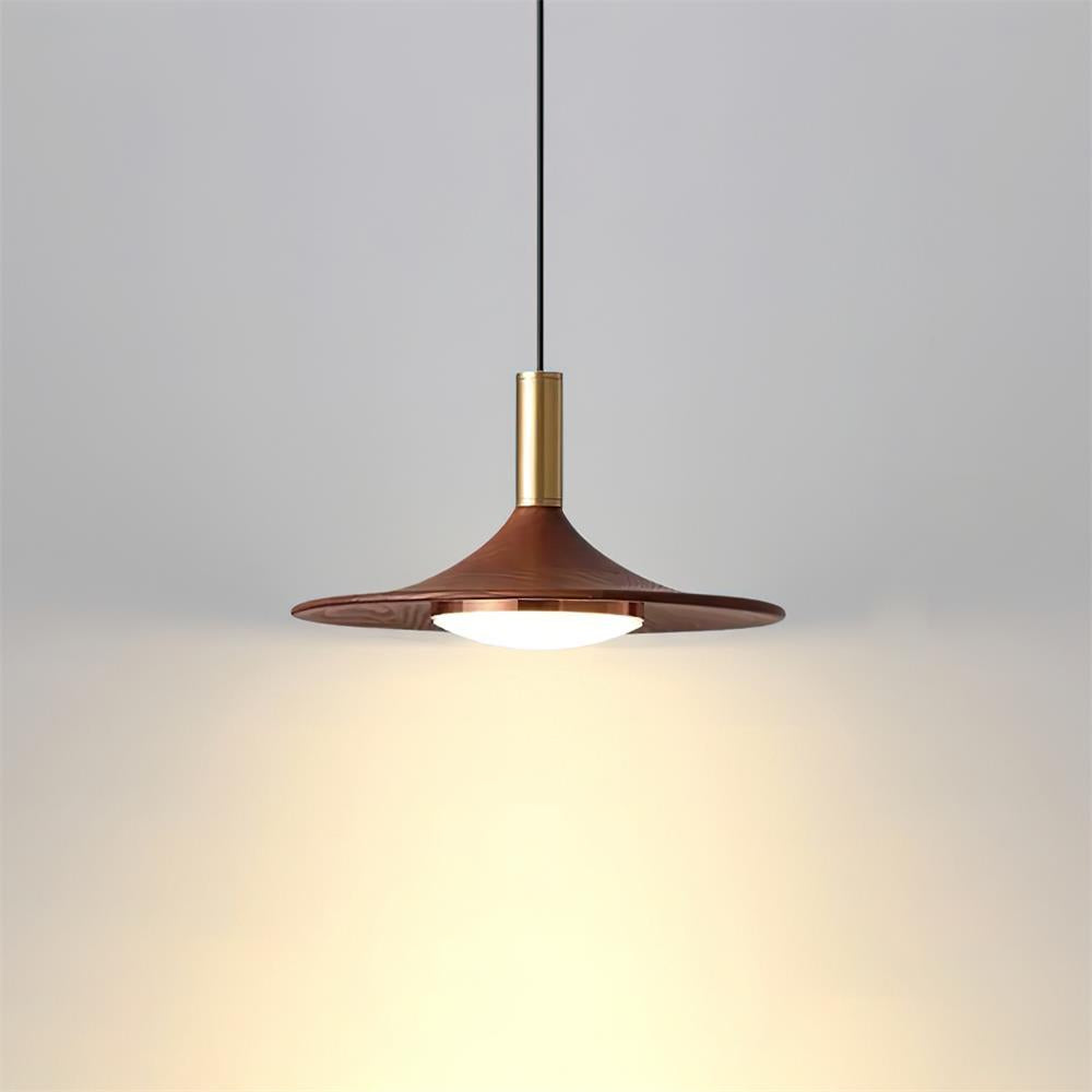 Lámpara Colgante Estilo Sombrero Midcentury - Ø25cm