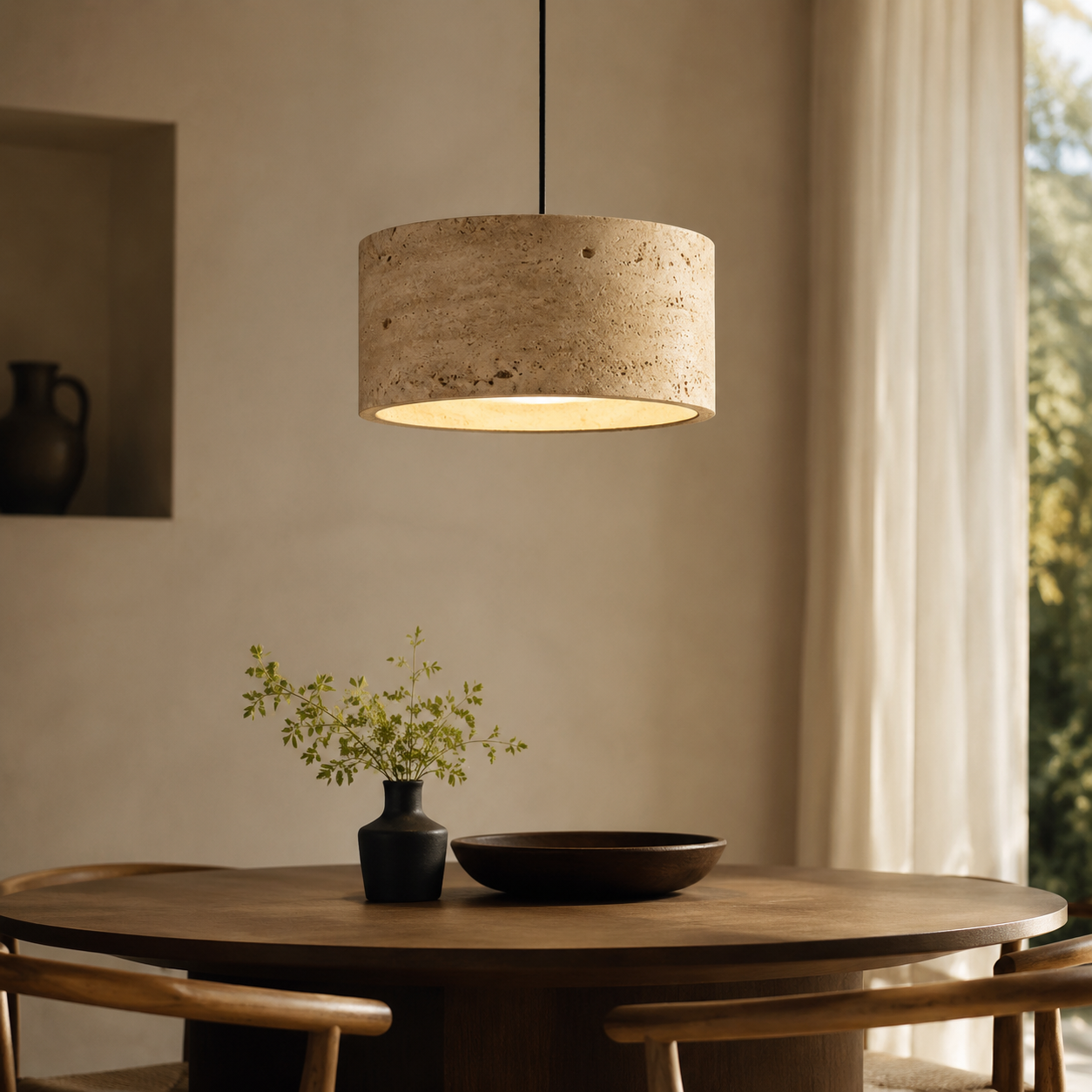 Lámpara Eurvaran sobre mesa de comedor