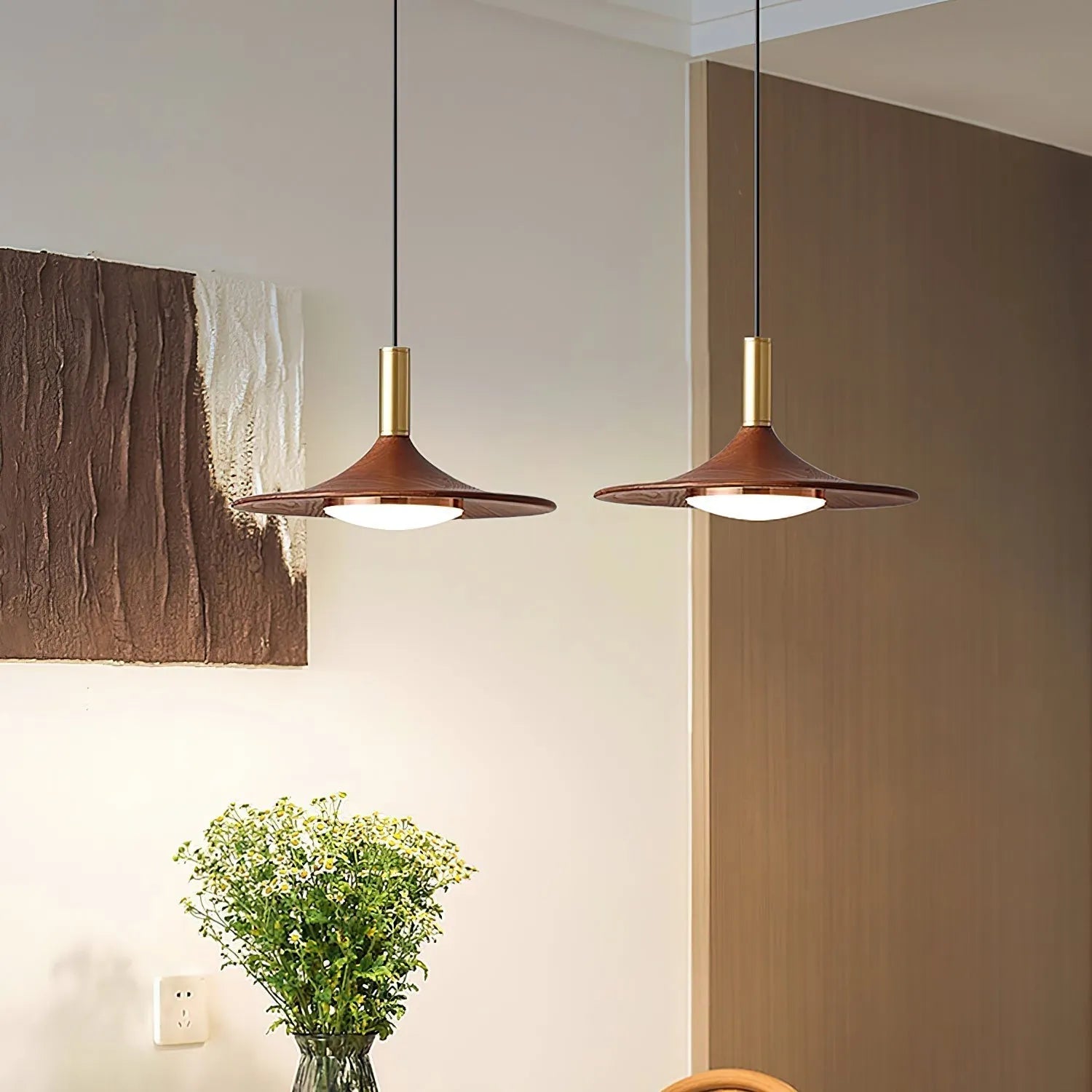 Lámpara Sombrero Midcentury