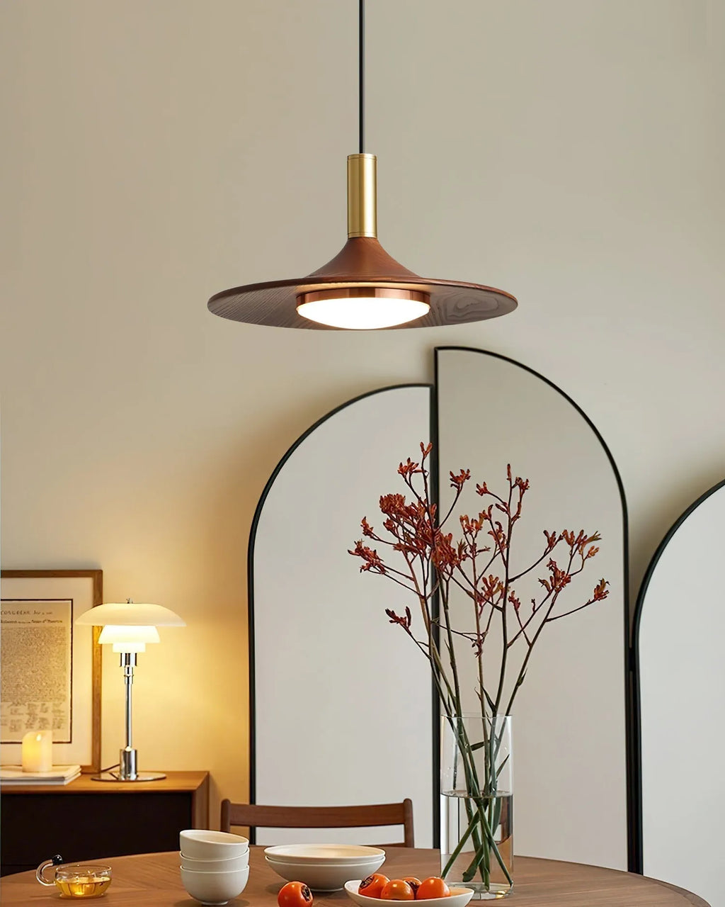 Lámpara Sombrero Midcentury